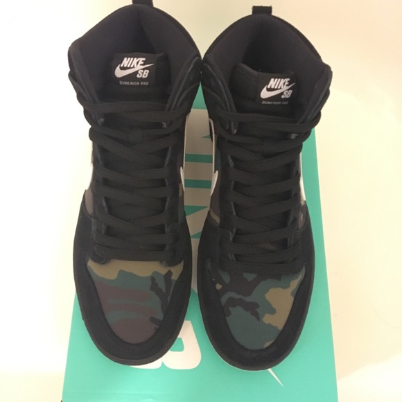 ❌SOLD❌ Nike SB Dunk High Iguana Camo 9.5 RARE 🔥 - Picture 3 of 6